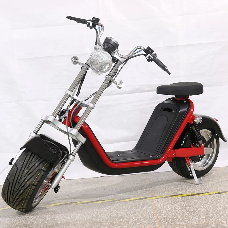 Новая модель склад в Нидерландах Электрический скутер citycoco M2 12 дюймов 1500