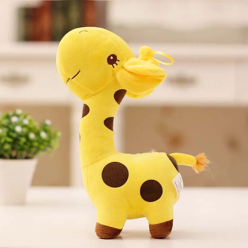 18cm Popular Dog Toys Funny Stuffed Chewing Toy Cartoon Deer Shape Plush Puppy Chew for Pets and Kids | Дом и сад