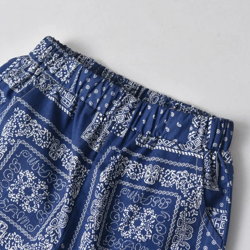 

2PCS Set Boys Printed Short Sleeve T-Shirt+Printed Short Summer Kid Clothing For Boy Beach Casual Outfit Children Sport Suit