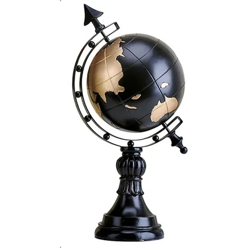 

Yukka Retro Globe World Resin Crafts Home Decoration Ground Decoration