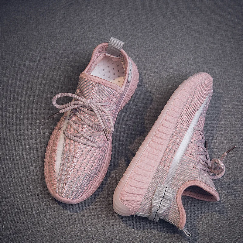 Летняя обувь Новинка модная из дышащего сетчатого материала универсальная для