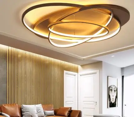 

Новинка, креативные кольца, современный светодиодный потолочный светильник для гостиной, спальни, 48 Вт/70 Вт/85 Вт, домашний внутренний светод...