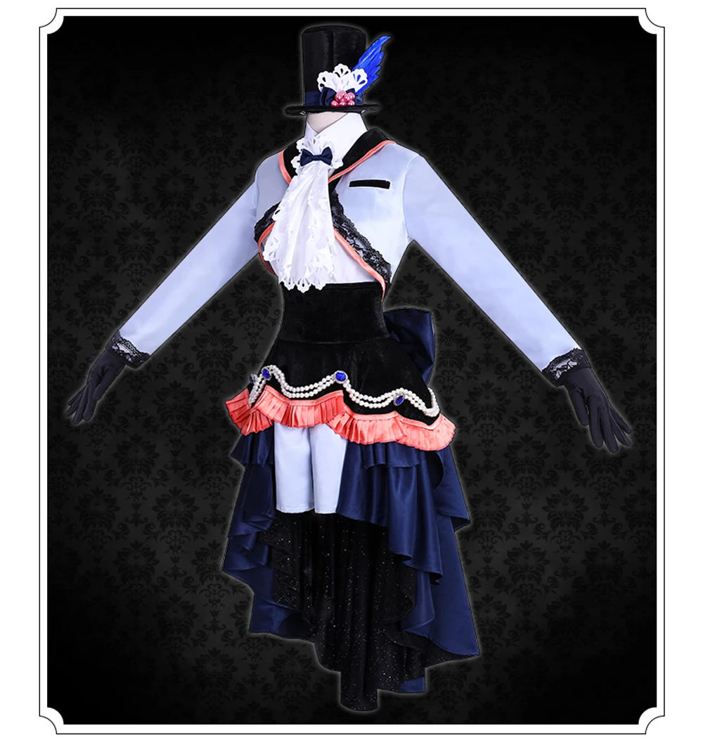 VEVEFHUANG Черный Дворецкий Ciel Phantomhive Косплей Костюм Близнецы Готическая Униформа платье костюмы на Хэллоуин для женщин Мужская одежда