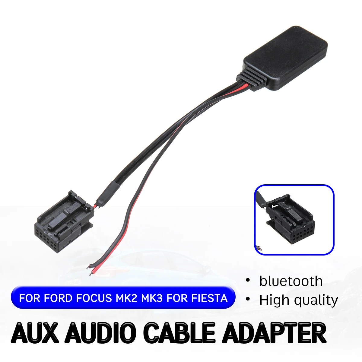 Аудиокабель-адаптер Aux для Ford Focus Mk2 MK3 Fiesta с интерфейсом головного устройства