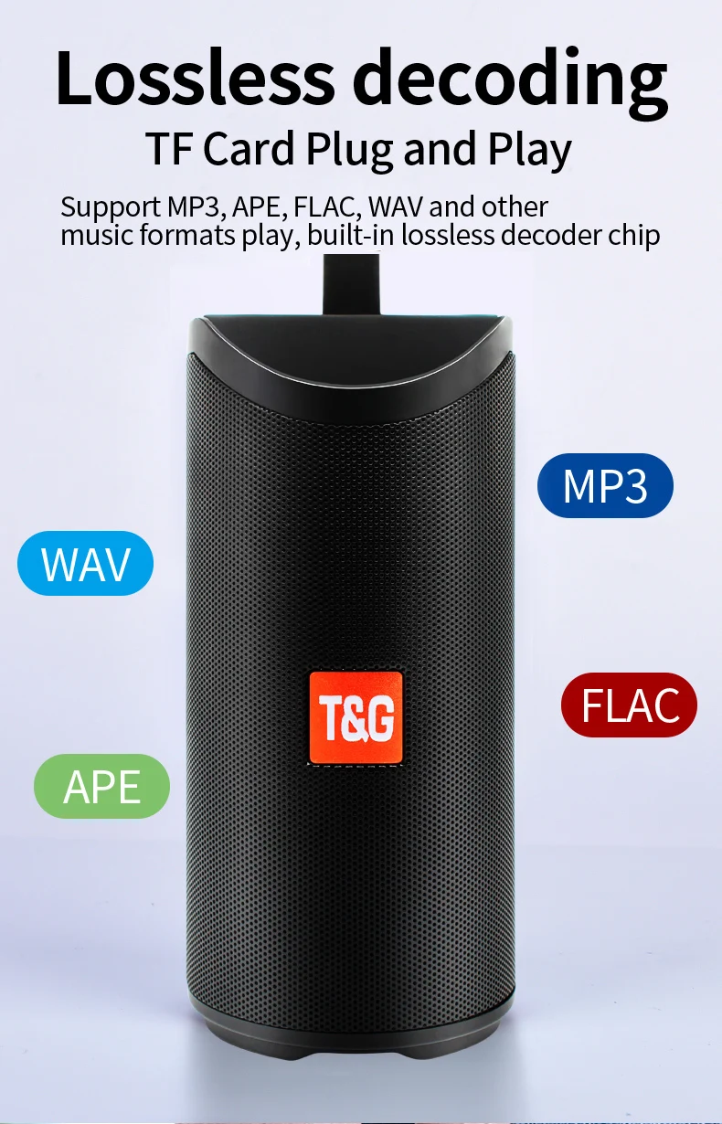 Мини-Аудио Портативный беспроводной Bluetooth динамик бум бокс открытый бас TF FM радио громкоговоритель с семи цветов света светодиодный HIFI