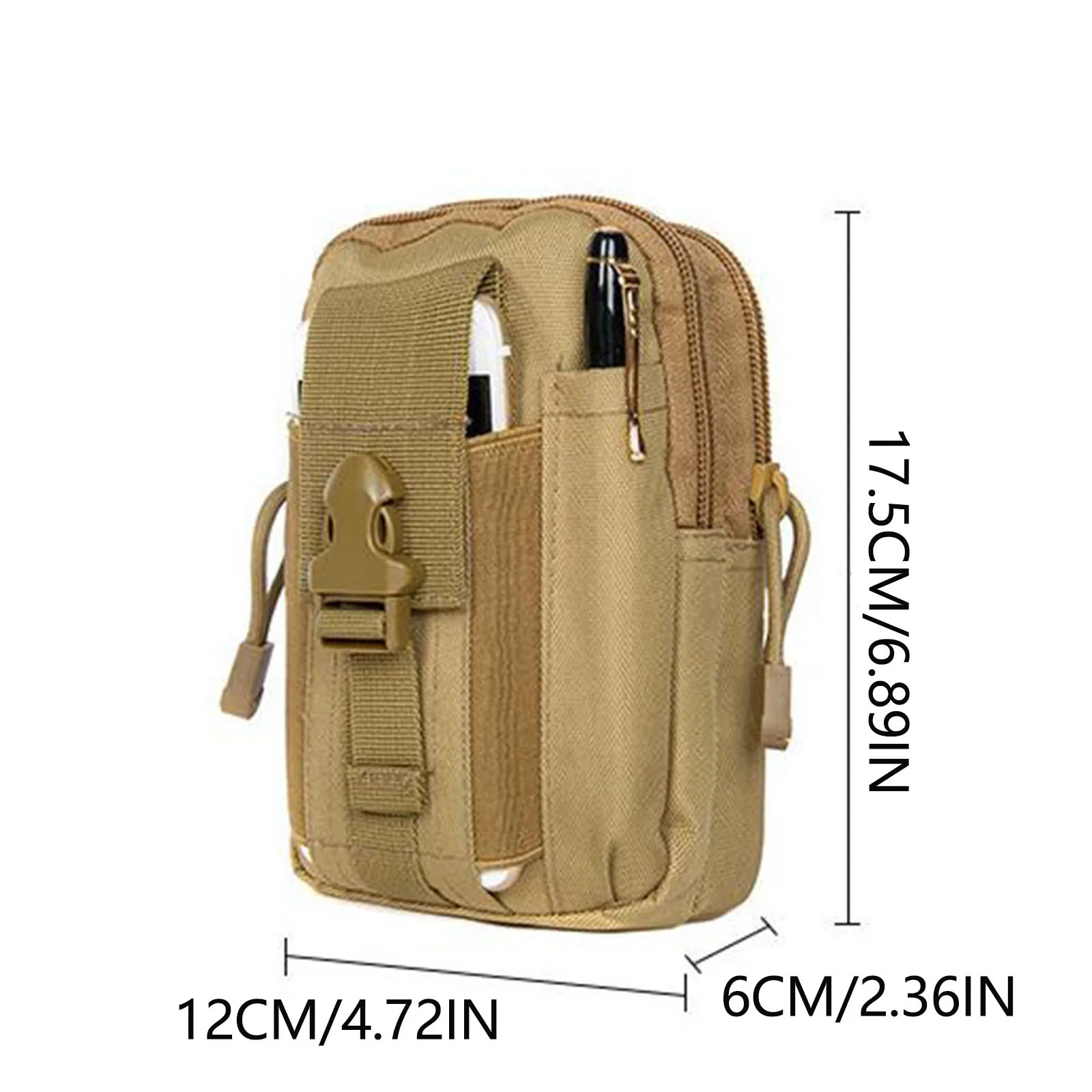 

Waterproof Running Waist Bag Canvas Sports Jogging Portable Outdoor Phone Holder Belt Bag Women Men Fitness Sport Accessories
