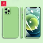 Чехол Xundd из жидкого силикона для iPhone 11 12 Pro Max XS Max XR X, мягкий силиконовый чехол, Защита камеры, противоударный чехол