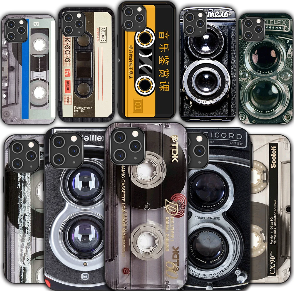 

Fashion tape TPU soft shell mobile phone case transparent soft shell iPhone 11 12 Pro Max 12 Mini X XS XR 8 7 6 6S Plus SE 2020