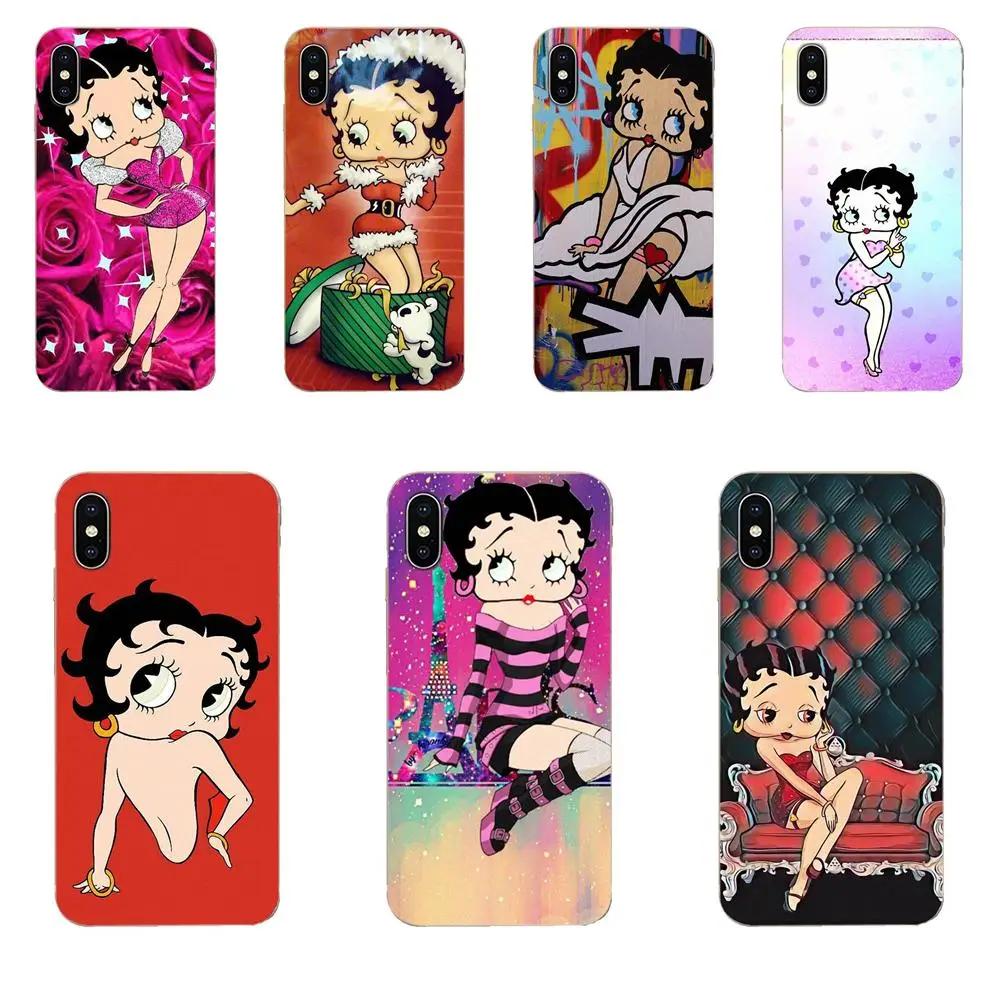 Силиконовые чехлы Betty Boop для Galaxy Alpha Note 10 Pro A10 A20 A20E A30 A40 A50 A60 A70 A80 A90 M10 M20 M30