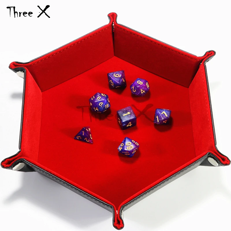 Подставка для хранения Dicekeeper из искусственной кожи с обеих сторон мягкая