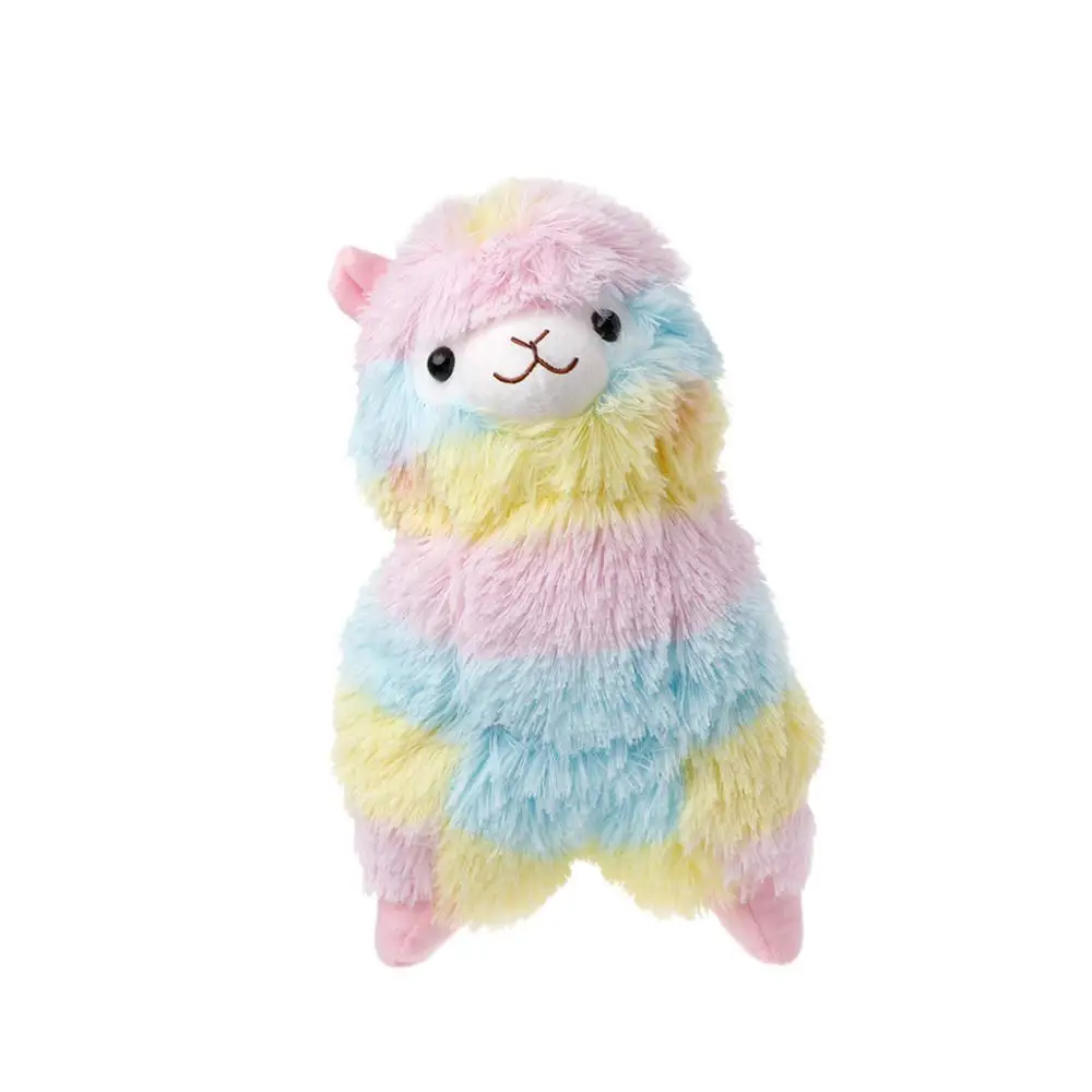 Радужная альпака плюшевая игрушка кукла лама хлопковые мягкие игрушки