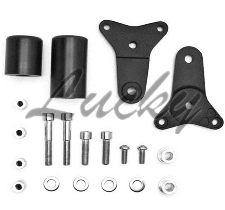 

Подходит для Gsxr 600 750 2011-2015 карбоновая краска рамка для мотоцикла Слайдеры защита от падения двигателя черный