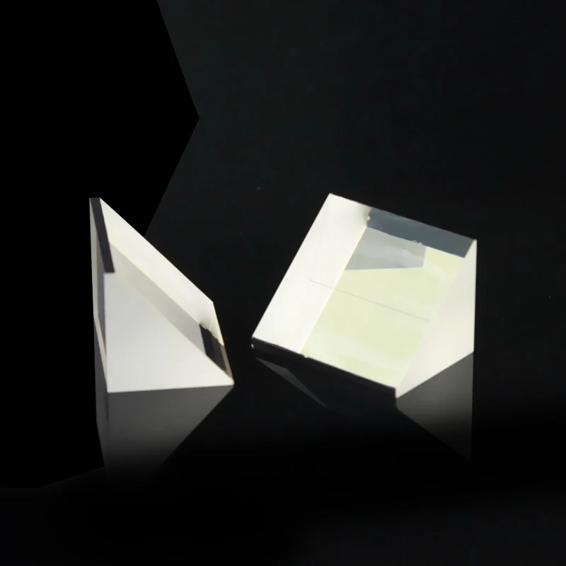 Оптическая Призма K9 Glass100 * 100*100 мм/3 93*3 93 3.93in с прямым углом покрытием алюминиевой