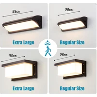 extra large led outdoor wall light waterproof ip65 radar motion sensor led outdoor light outdoor wall lamp outdoor lighting led