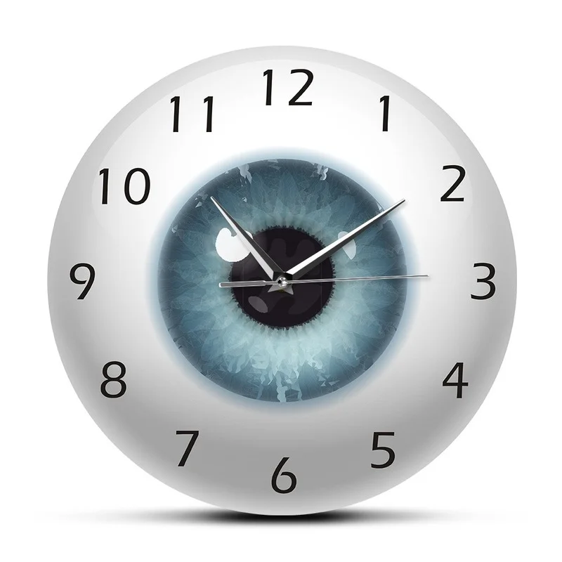 

The Eye Eyeball Pupil Core Sight View Ophthalmology Silent Wall Clock All Seeing Human Body Anatomy Novelty Wall Watch Gift