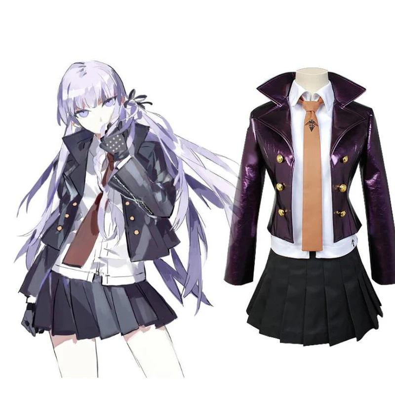 

Danganronpa Kirigiri Kyouko Cosplay Costume Wear Dangan-Ronpa Trigger Happy Havoc Uniforms Halloween Women Girls Clothing