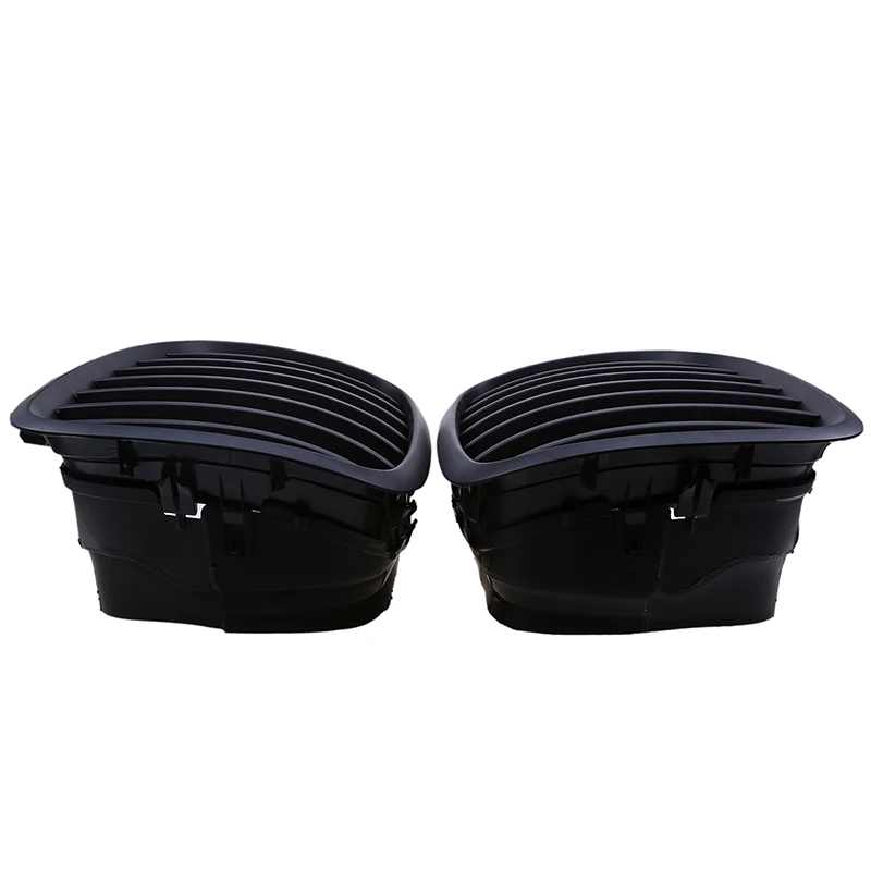 

POSSBAY 1 Pair Direct Bolt-on Designed for Easy Installation Front Center Wide Kidney Hood Grills For BMW X5/X6- E70/E71 72E