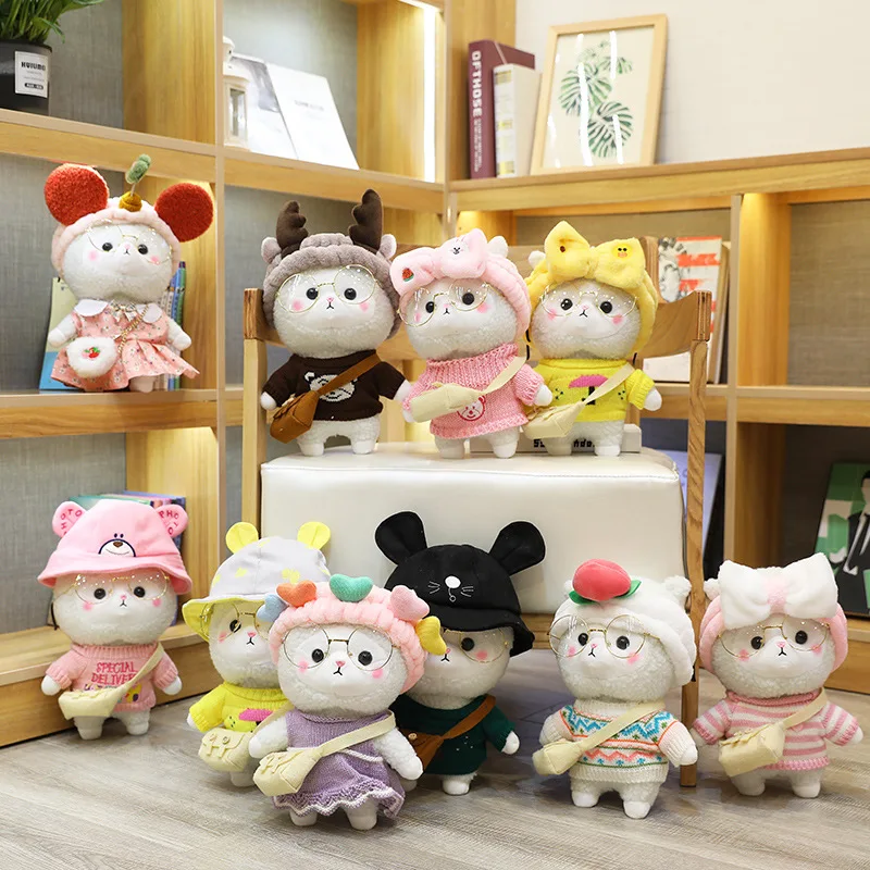 

30CM New Alpaca Plush Toy Cute Animal Doll Soft Cotton Stuffed Doll Home Office Decoration Children Girl Birthday Christmas Gift