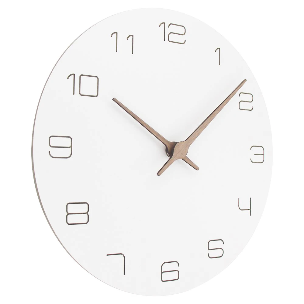 Деревянные настенные часы современный минималистичный северные домашний декор