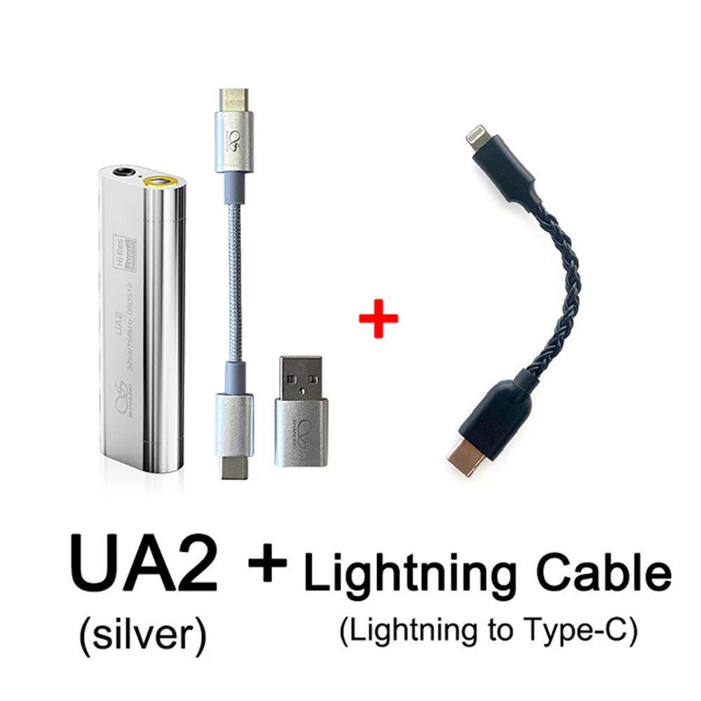 Кабель Shanling UA2 портативный USB-ЦАП усилитель звука выход Type-C на 2 5/3 5 мм совместим с