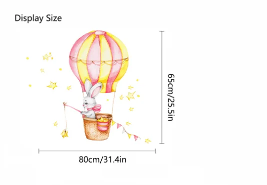 

Wall Stickers Cartoon Balloon DIY Mural Decals Rooms Bedroom House Decoration
