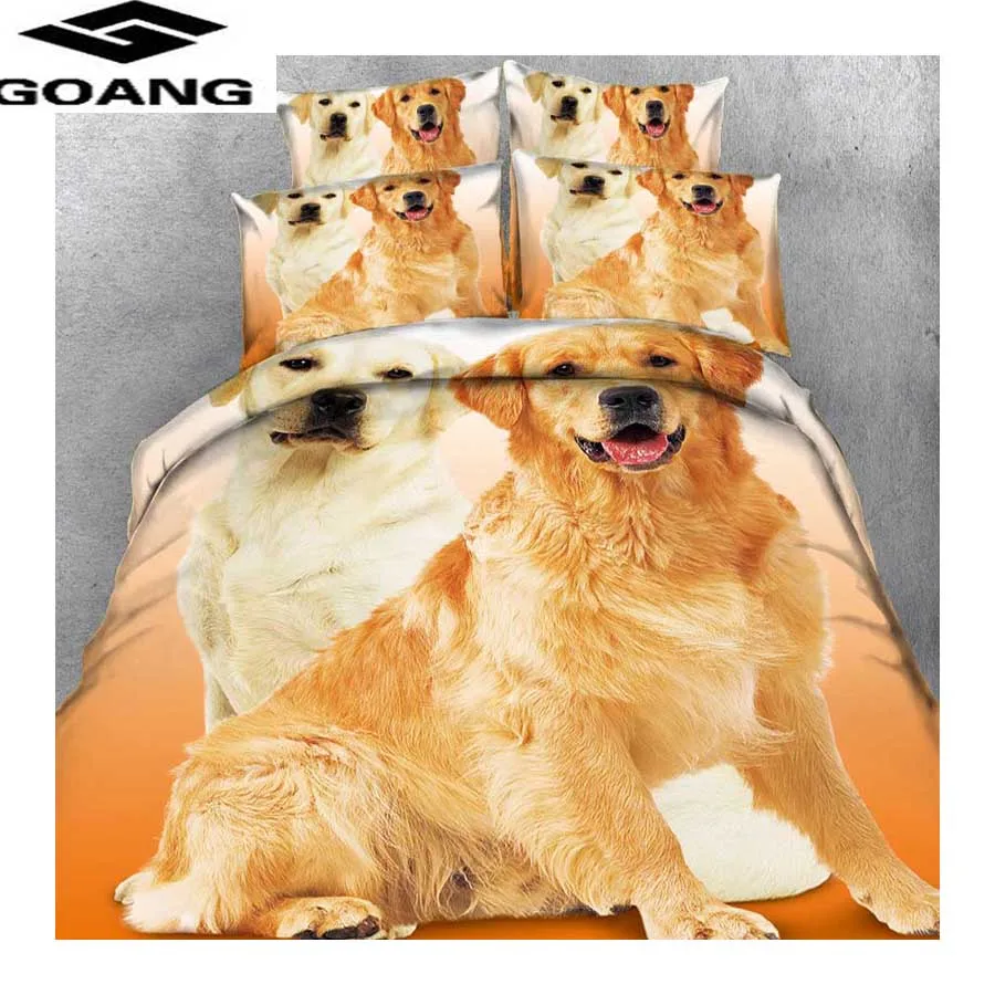 

GOANG comforter bedding sets king queen duvet cover pillowcases luxury home textiles dachshund dog bedding and bed set 220 240