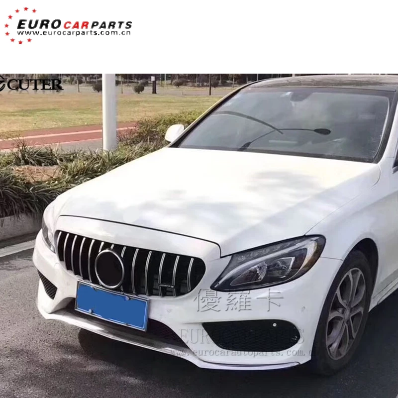 W205 GT решетка подходит для MB C-Class S to стильная с/без отверстия камеры | Автомобили и