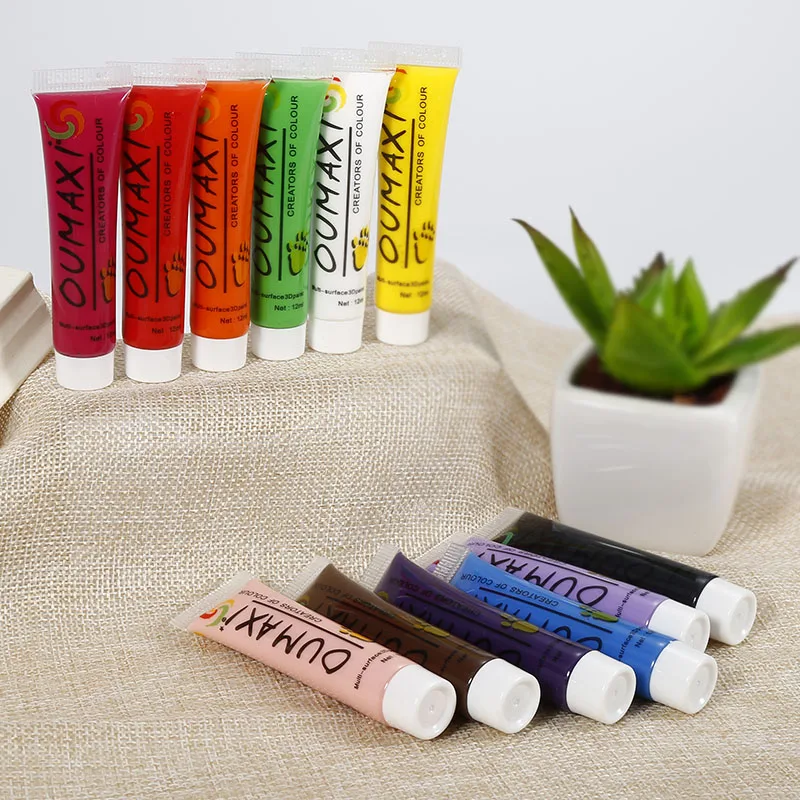 Искусственный УФ-гель акриловый лак для ногтей Блестящий 3D рисования набор ручек