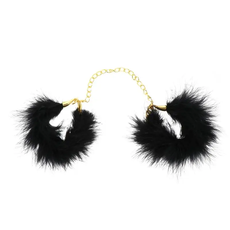 1 для интимной гигиены игрушечные наручники Пара Флирт Секс игрушки пар SM перо