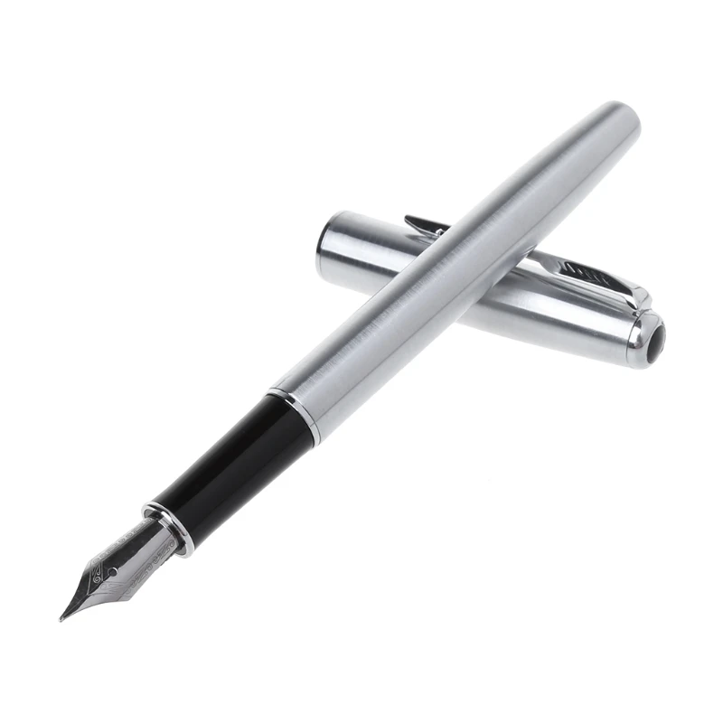 

Hero 5020 Silver Stainless steel Fountain Pen With Standard M Nib Gift
