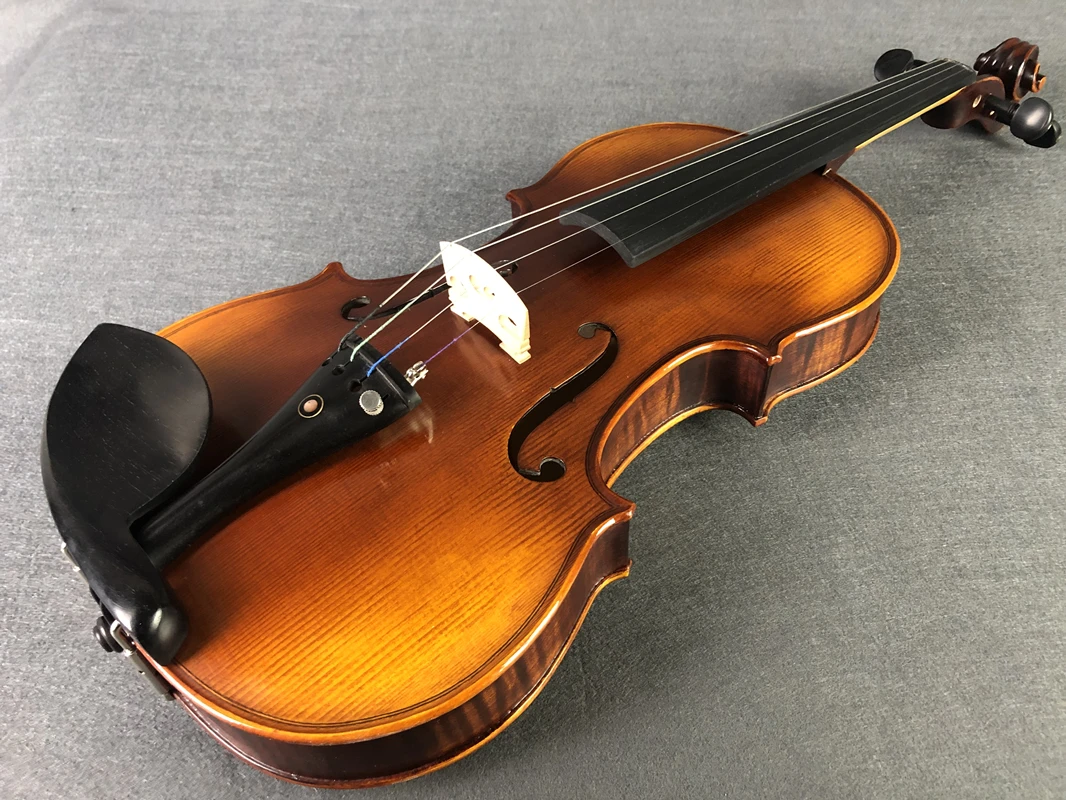 Настоящая фотография ручной работы 4/4 скрипка Cкрипка Violin чехол amammoon аксессуары