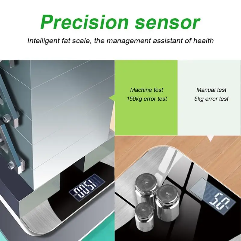 

Bluetooth BFR Scales Smart Digital Scale Body Composition Bathroom Scale for BMI BFR Muscle Bone Mass Analyzer