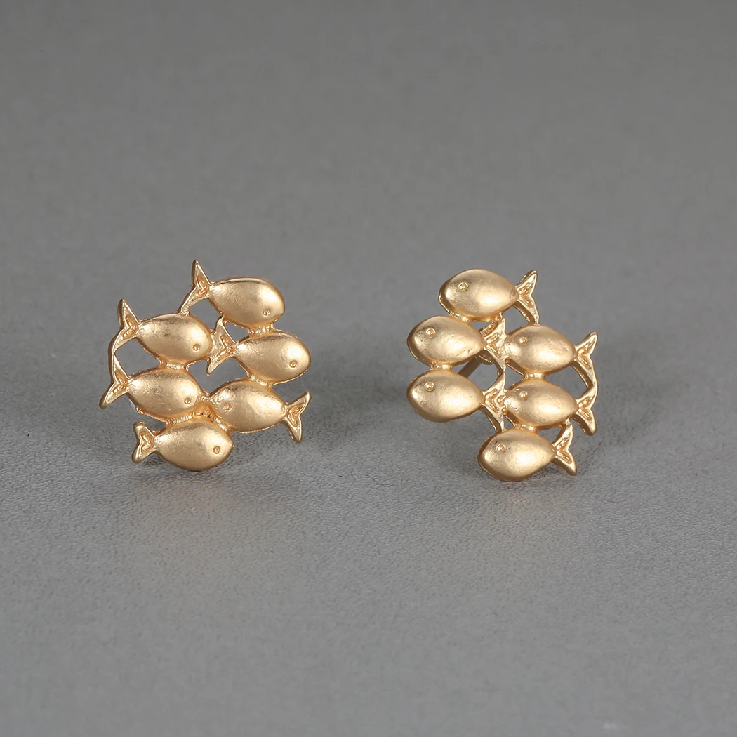 Женские серьги-гвоздики Cxwind корейские модные ювелирные изделия простые женские