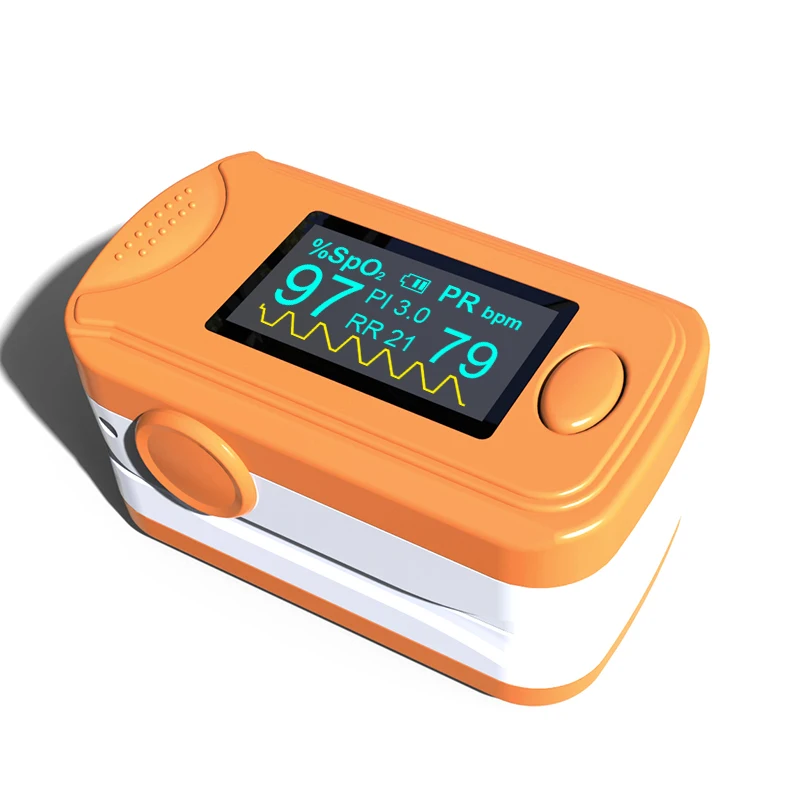 OLED пальцевой Пульсоксиметр оксиметр кислорода в крови монитор SPO2 PR PI частоты