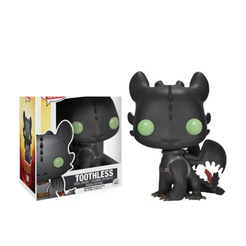 Экшн фигурка FUNKO New How to Train Your Dragon Беззубик светильник Fury Коллекционная модель