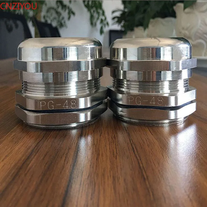 

Metal Cable Waterproof Connector, Glen Head Brass Nickel Plated PG7-PG63/M10-M100