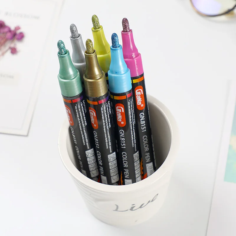 15 цветов набор художественных маркеров 3 мм фотоальбом сделай сам ручки на водной