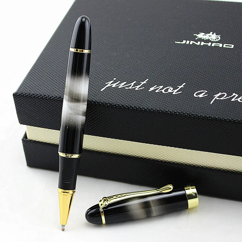 JINHAO X450 Роскошная металлическая шариковая ручка с 0 7 мм черными чернилами