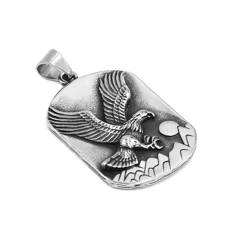 Дух Орел кулон Нержавеющая сталь классический животных орлы Байкерская Мужская