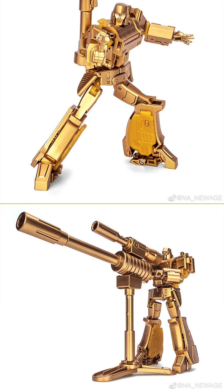 Трансформация NA Megatrons Laowei G1 Pocket War Металл Золотая Лагуна золотой кристалл прозрачная модель детские куклы игрушечные фигурки