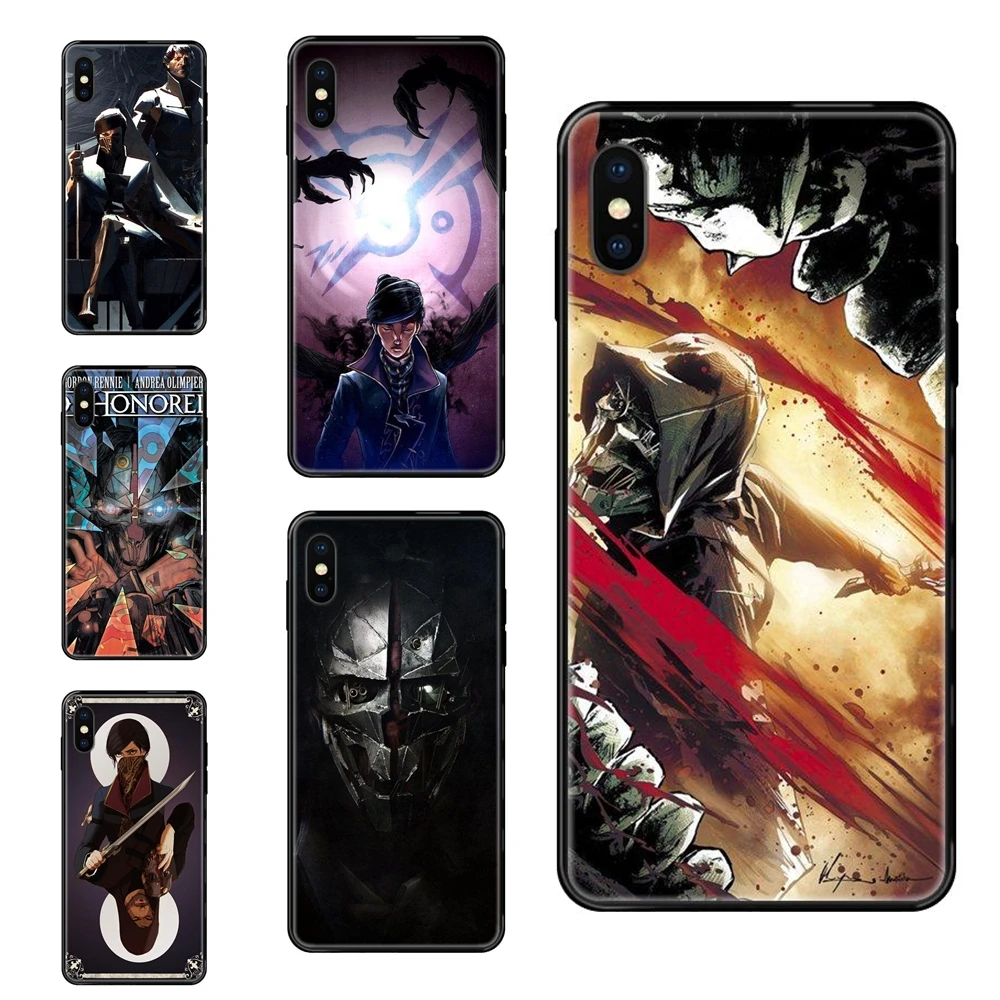 Для Galaxy A5 A6 A7 A8 A10 A10S A20 A20S A20E A21S A30S A40 A50 A70 A71 A70E 2017 2018 Game Dishonor 2 Emily Kaldwin Black | Мобильные