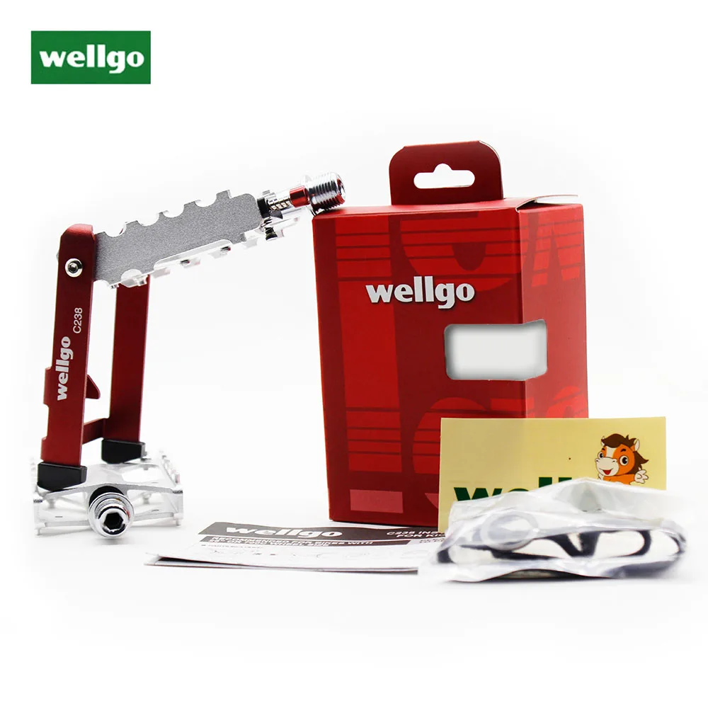 Велотренажер Wellgo C238 педали из алюминиевого сплава с герметичным подшипником