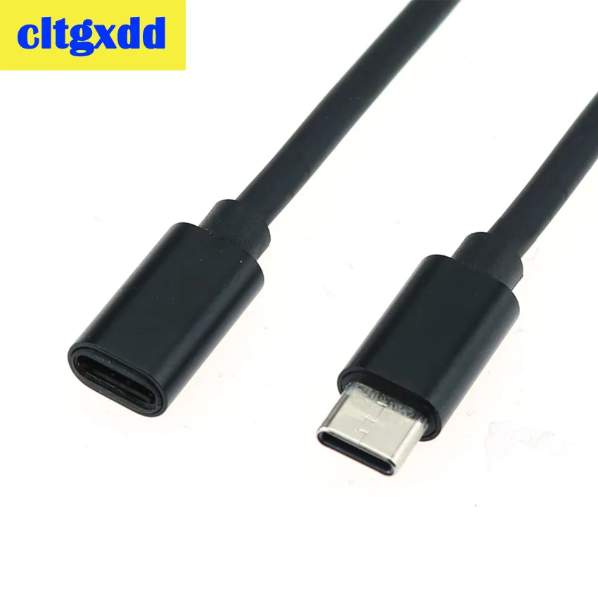

cltgxdd USB Type C Extension Cable TYPE-C Conversion Cable USB-C Male to Female Extender Cord Connector PD 5A Quick Charge Cable