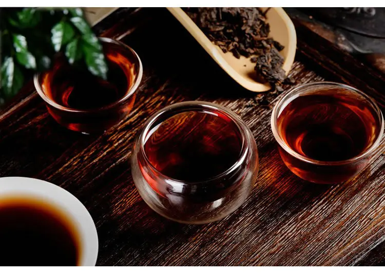 

1999 Yunnan Aged Pu-erh Shu Tea 357g Yiwu Mt. Old Tea Tong Qing Hao Ripe Cooked