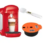 Капсульная чашка для кофе Bosch-s Tassimoo, многоразовая пластиковая корзина с фильтром, бытовые кухонные приборы для кофемашины