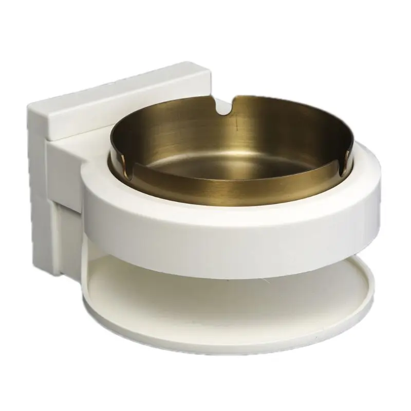 

2021 New Multifunctional Stainless Steel Wall Mounted Ashtray Adhesive Bin Holder Smoking Box For Bathroom Toilet Hotel Office