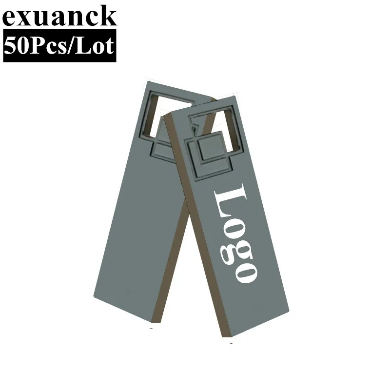 

50Pcs/Lot Free Custom Logo NEW Pendrive 64GB 128GB Memory Stick 128GB 64GB 32GB 16GB 8GB USB Flash Drive Metal Waterproof U disk