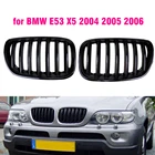 Передняя глянцевая черная спортивная решетка для капота для BMW E53 X5 2004 2005 2006 стайлинга автомобилей