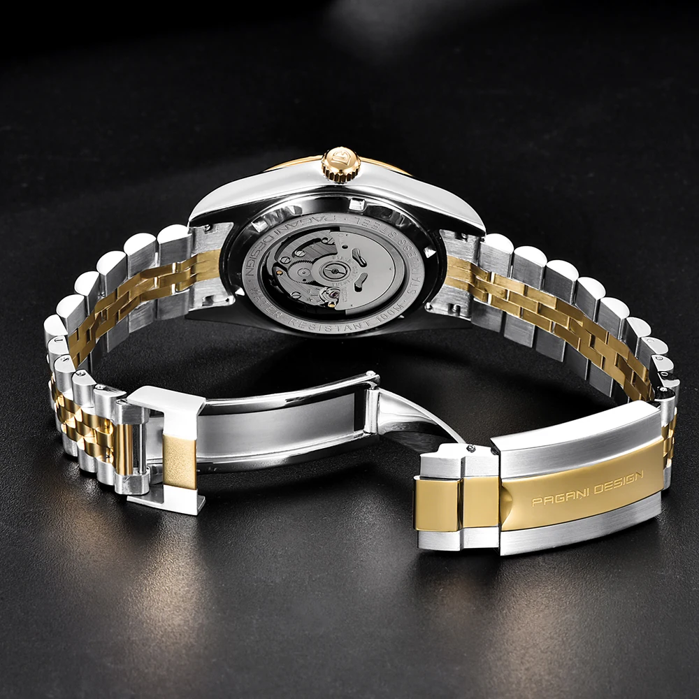 Часы наручные PAGANI Мужские автоматические брендовые Роскошные водонепроницаемые