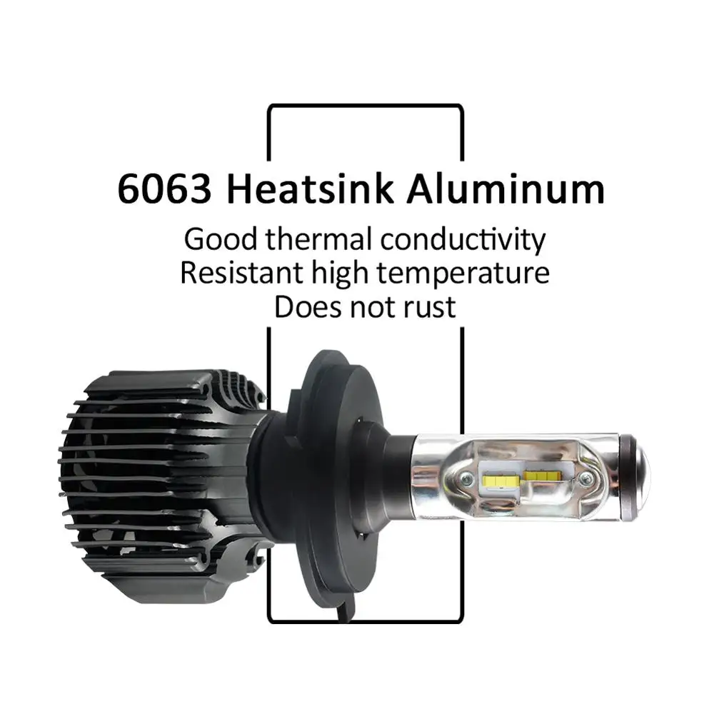 Avacom H4 LED Car Headlight 12V 6500K V2 Bulbs Auto Fog Light For Volvo XC90/S60/XC60/S80/V40/S40/V70/V50/240 |
